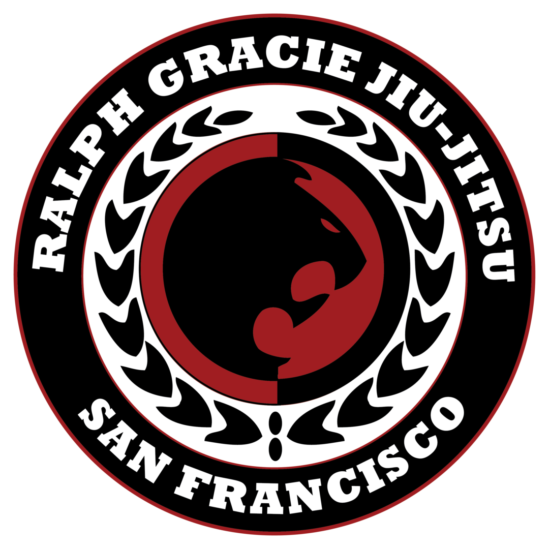 A logo of the ralph gracie jiu-jitsu in san francisco.