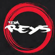 A red circle with the word team reys written in it.