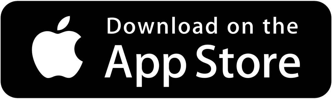 A black and white image of the download app store logo.